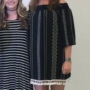 Off the shoulder dress